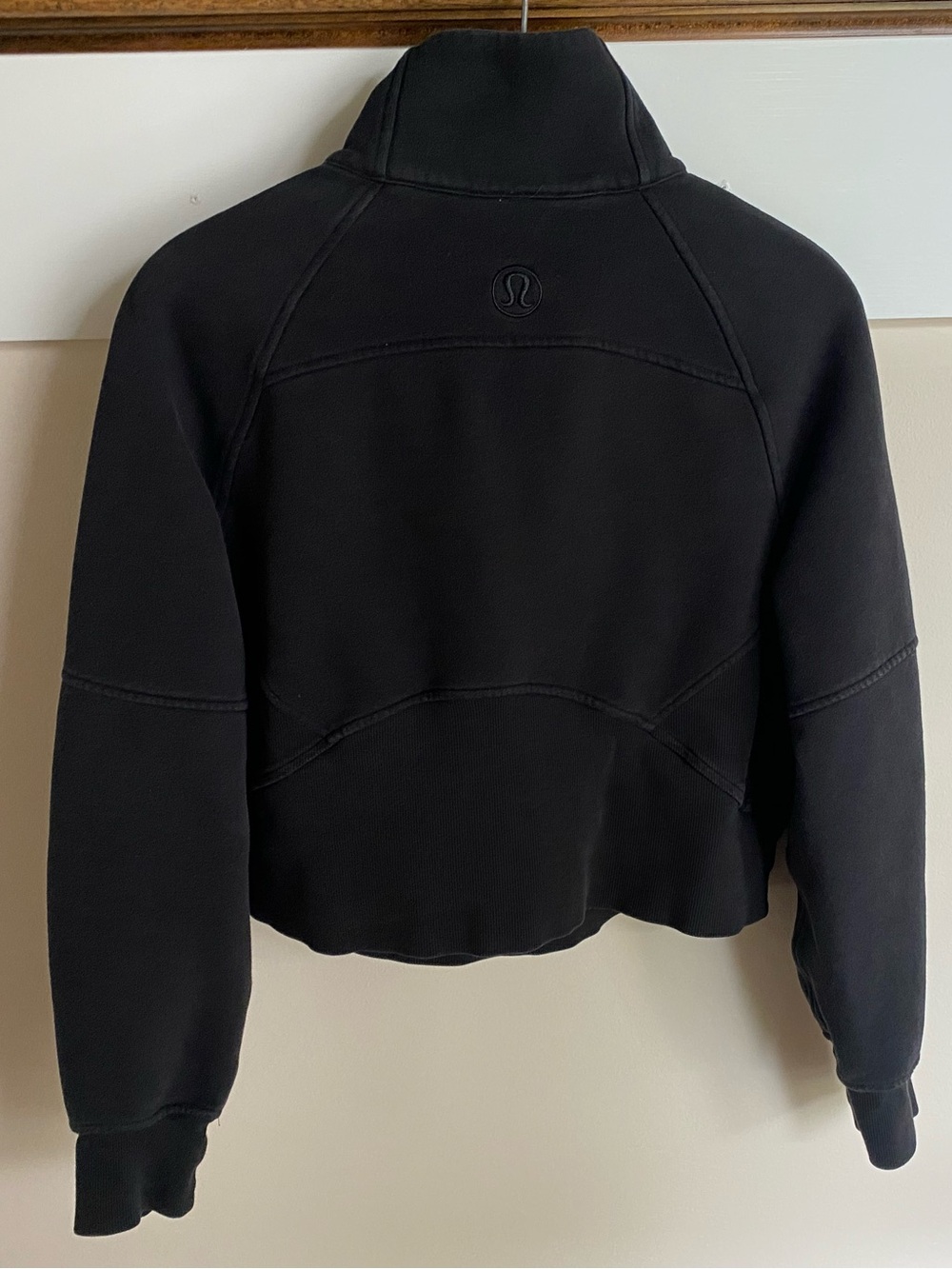 Lululemon Scuba Oversized Half-Zip Hoodie Black XS/S - Picture 4 of 8